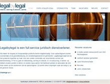 Tablet Screenshot of legalbylegal.nl